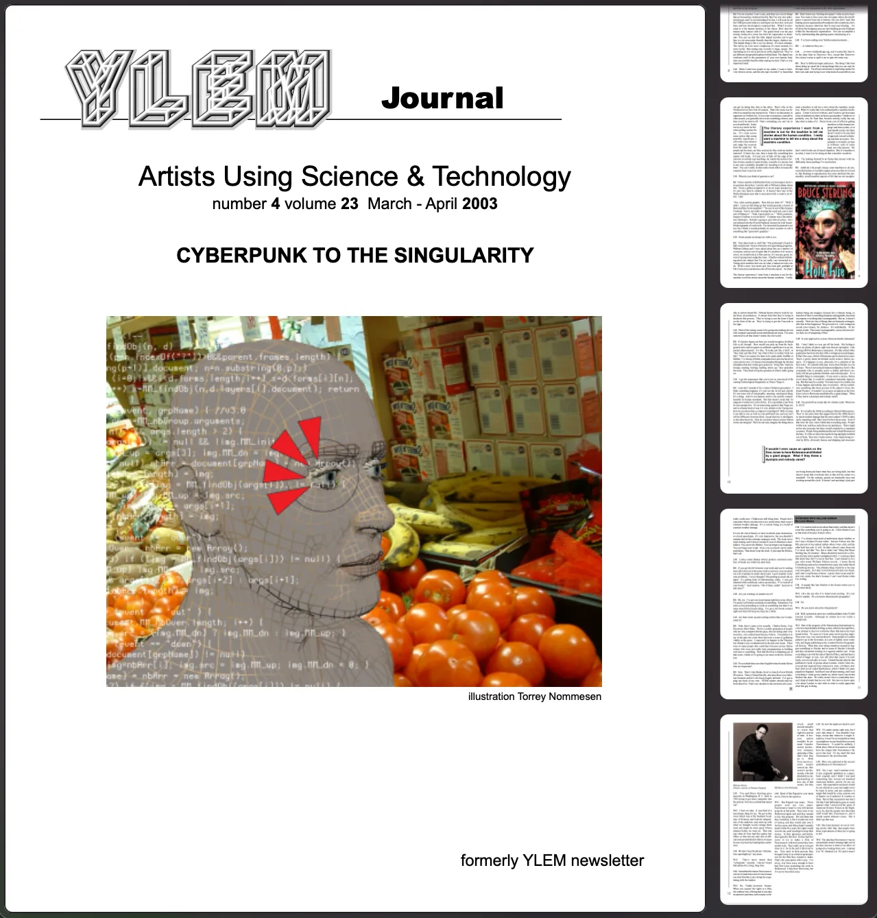 Magazine cover design